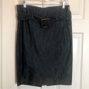 ARDEN B Denim Skirt with Denim Belt  NEW WITH TAGS Size 28